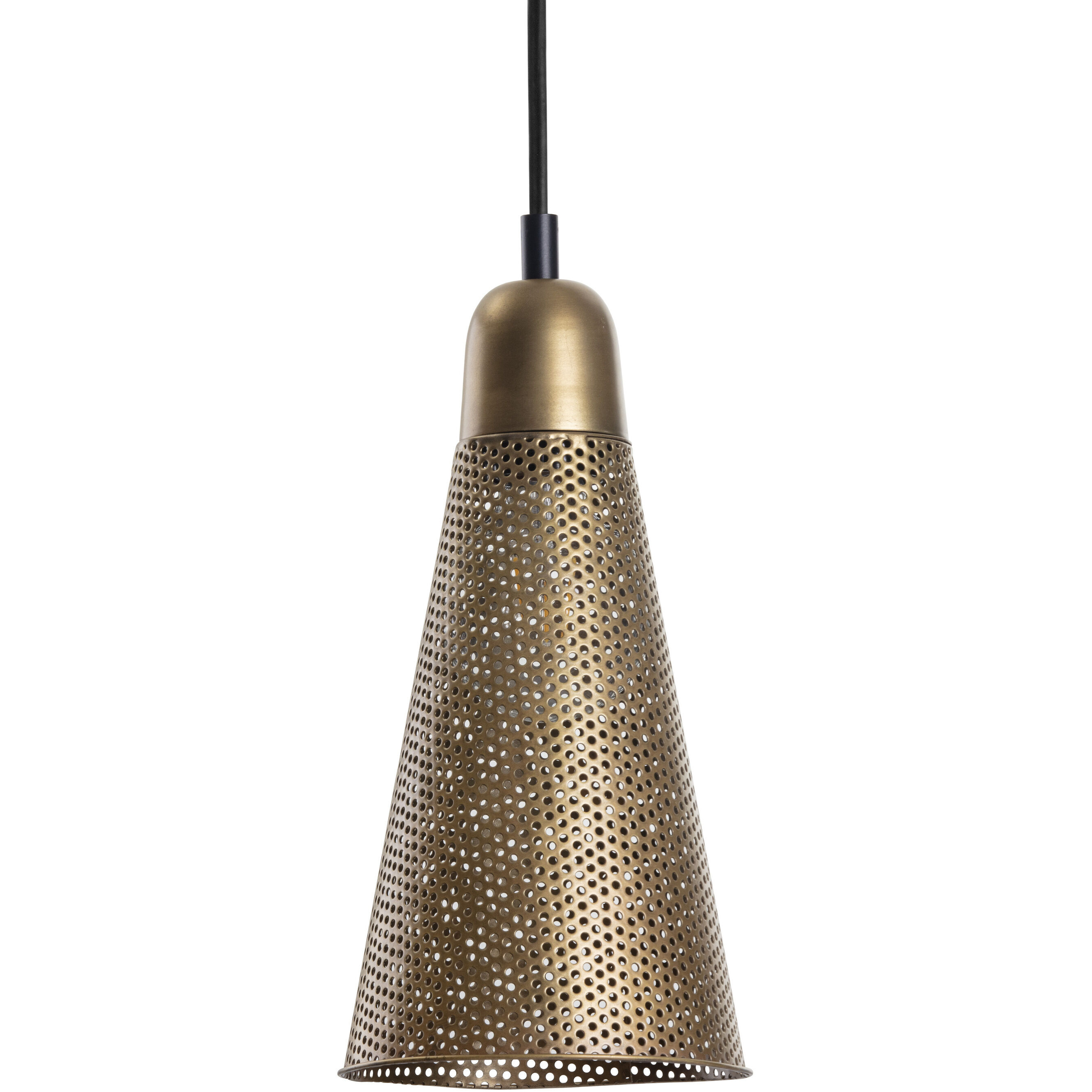 Dawn 1 Light Antique Brass Pendant Ceiling Light